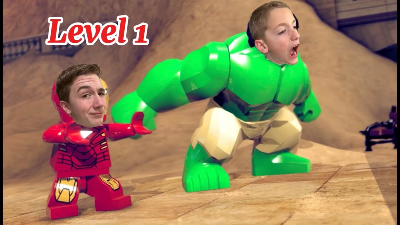 Lego Marvel Superheroes Уровень 1!