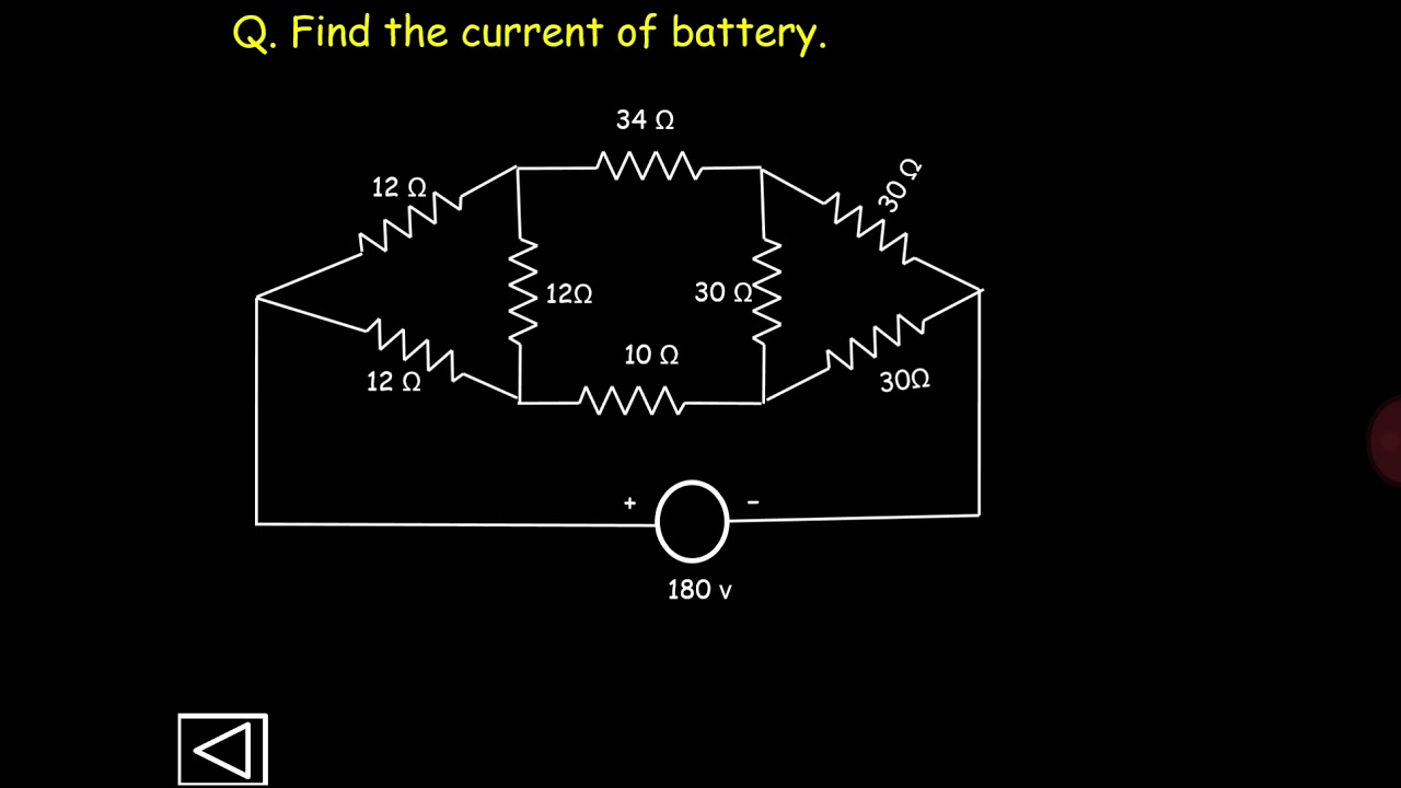 How to solve Star Delta Transformation or delta star transformation problem with Animation
