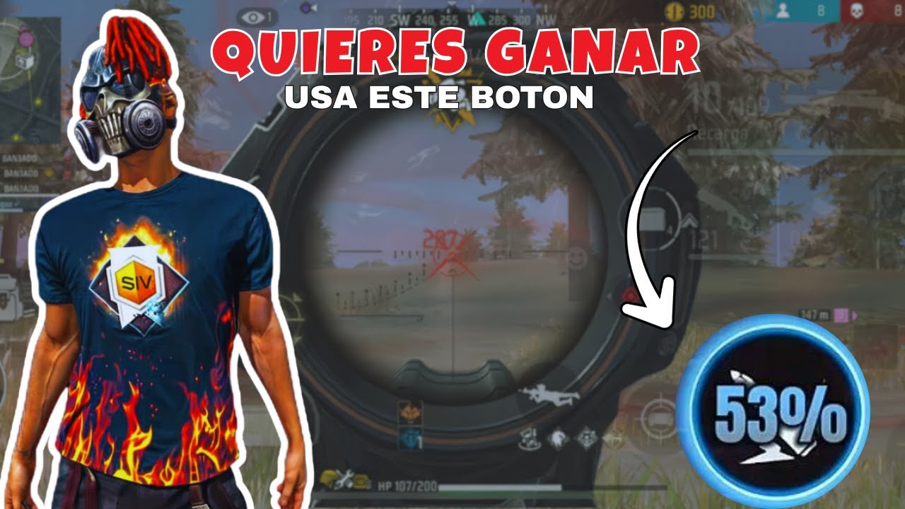 EL MEJOR BOTON DE DISPARO para PEGAR MÁS ROJOS en Free Fire#freefire