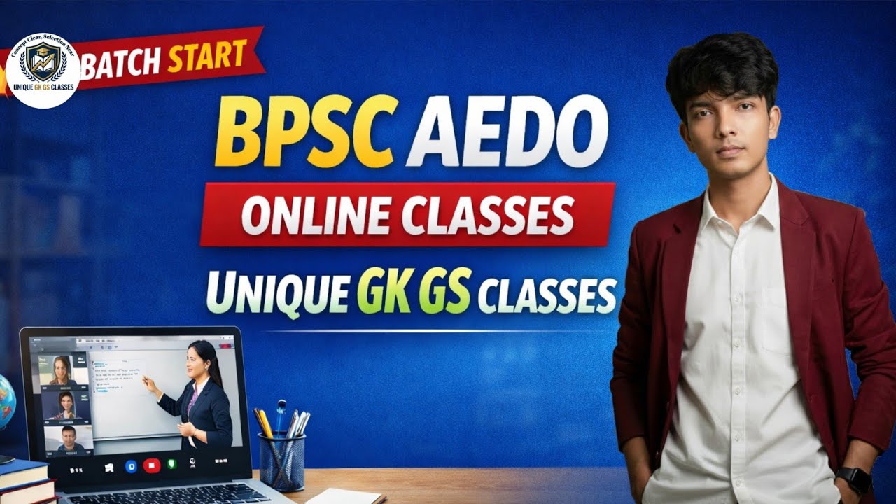 👉 BPSC AEDO 2026 🔥 Complete GK GS Batch | Daily Live Online Classes | By Nitish Sir 