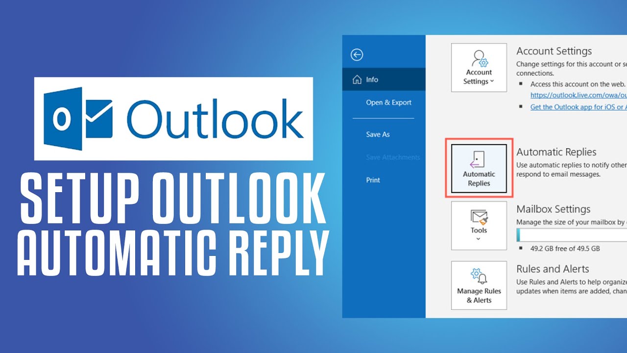 How To Setup Outlook Automatic Reply In 2026 | Complete Tutorial Step by Step