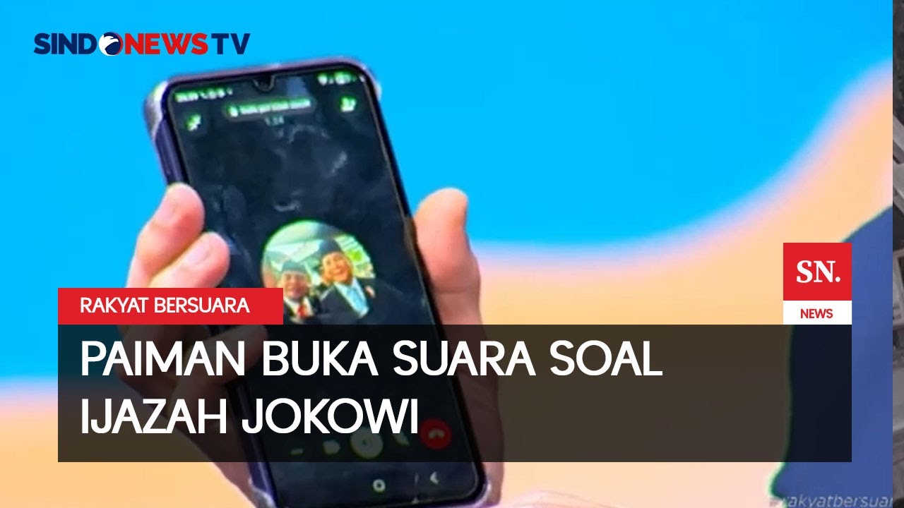 Paiman Buka Suara Bantah Produksi Ijazah Jokowi | Rakyat Bersuara | 1/7