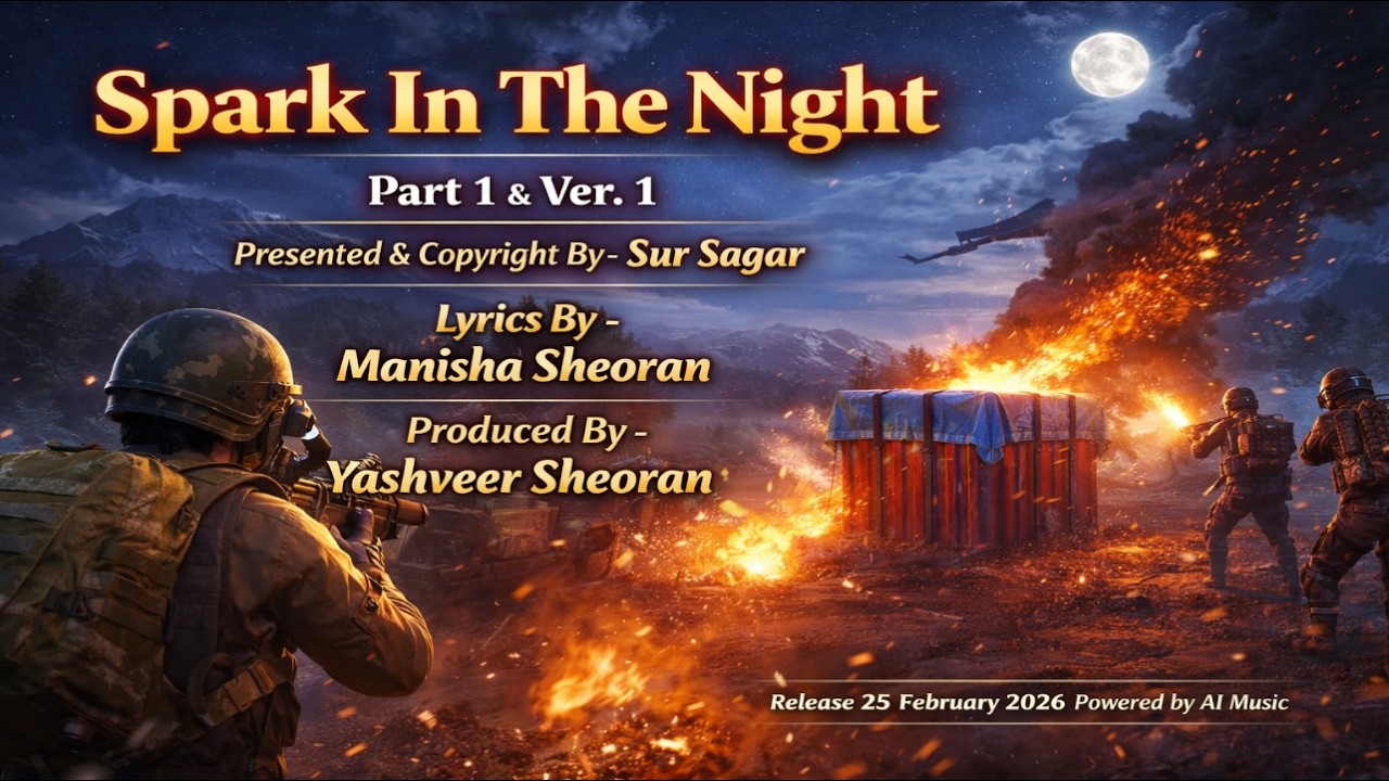 Spark In The Night | BGMI Game Anthem Theme Music | Part 1 | Lyrics By Manisha Sheoran