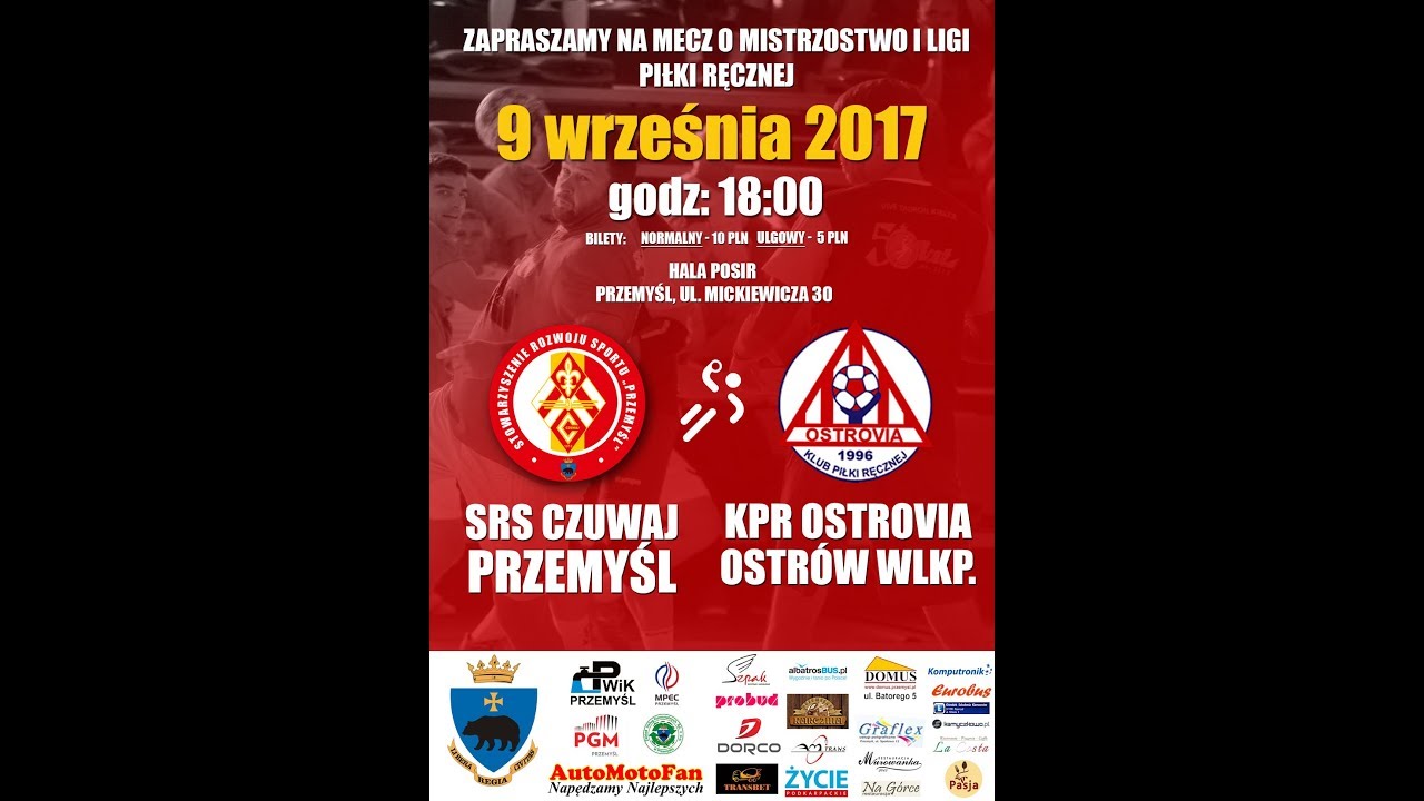 Fragmenty meczu - SRS Czuwaj Przemyśl - KPR Ostrovia Ostrów WLKP