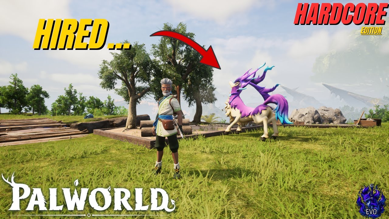 Finally Tamed a Wood Farming Pal | Palworld Hardcore Edition Episode 3