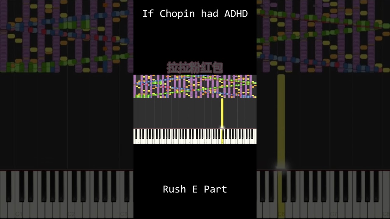 If Chopin had ADHD In Rush E Part Remake #shorts