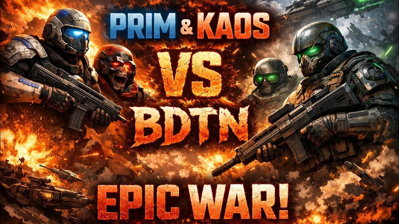 PRIM & KA0S CLASH with BDTN | Island Raid | Doomsday Last Survivors 