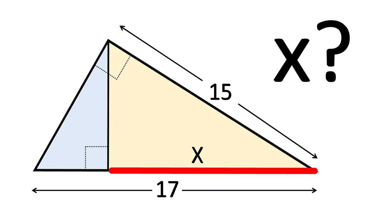 HALLA LA PROYECCIÓN DEL CATETO SOBRE LA HIPOTENUSA. Geometria Básica