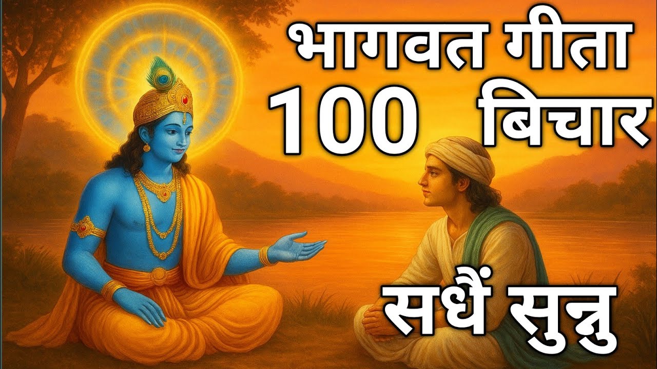२४ मिनेटमा सम्पूर्ण गीता सार। Bhagavad Gita Summary in 24 Minutes | Shrimad Geeta Saar |Krishna Vani