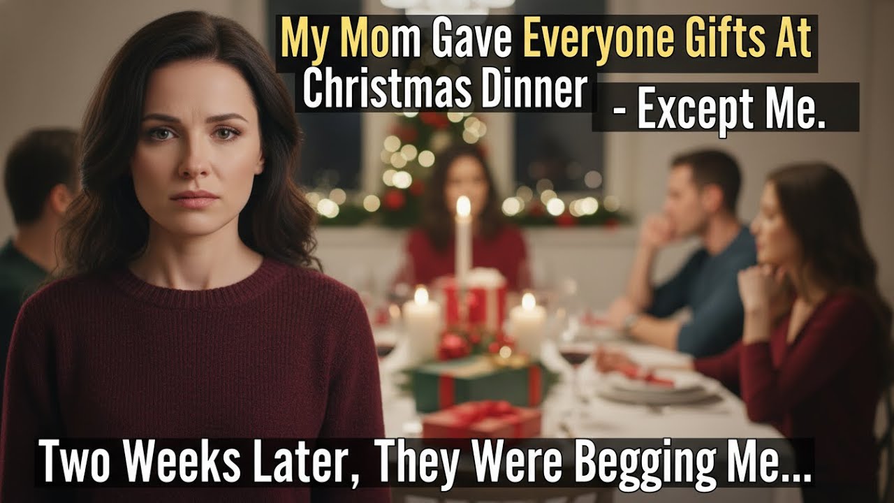 My Mom Gave Everyone Gifts At Christmas Dinner - Except Me. Two Weeks Later, They Were Begging Me...