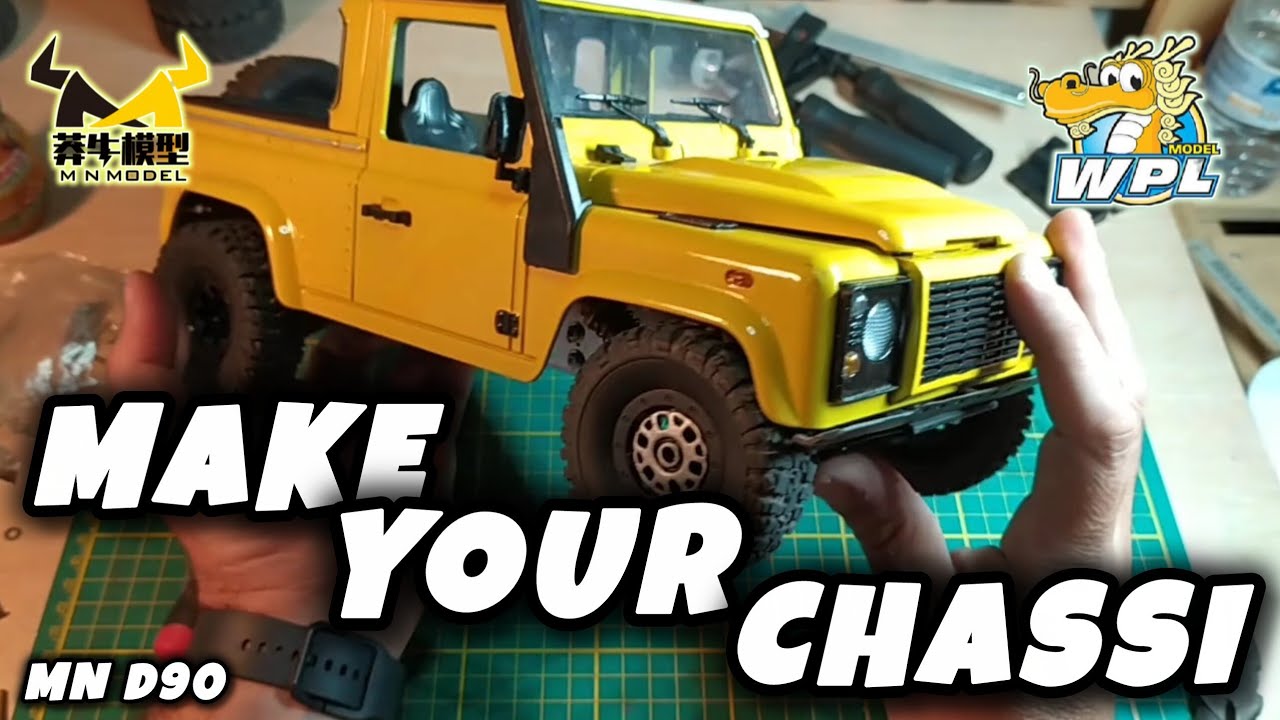 MN99S CUSTOM FRAME - HOW TO CUSTOM BUILD RC CRAWLER FRAME