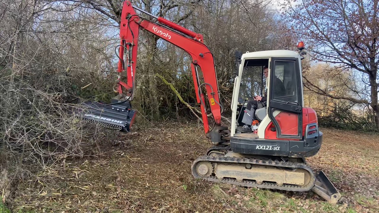 Kubota KX 121-3 mit Cangini TC 2 -100