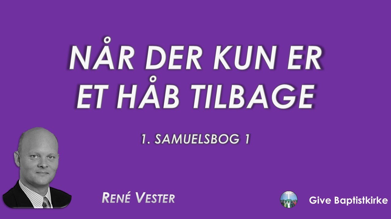 Når der kun er ét håb tilbage