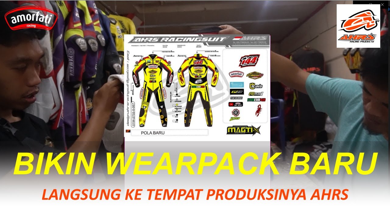 WEARPACK BARU AHRS UNTUK DEVIN NASTAZIO 144