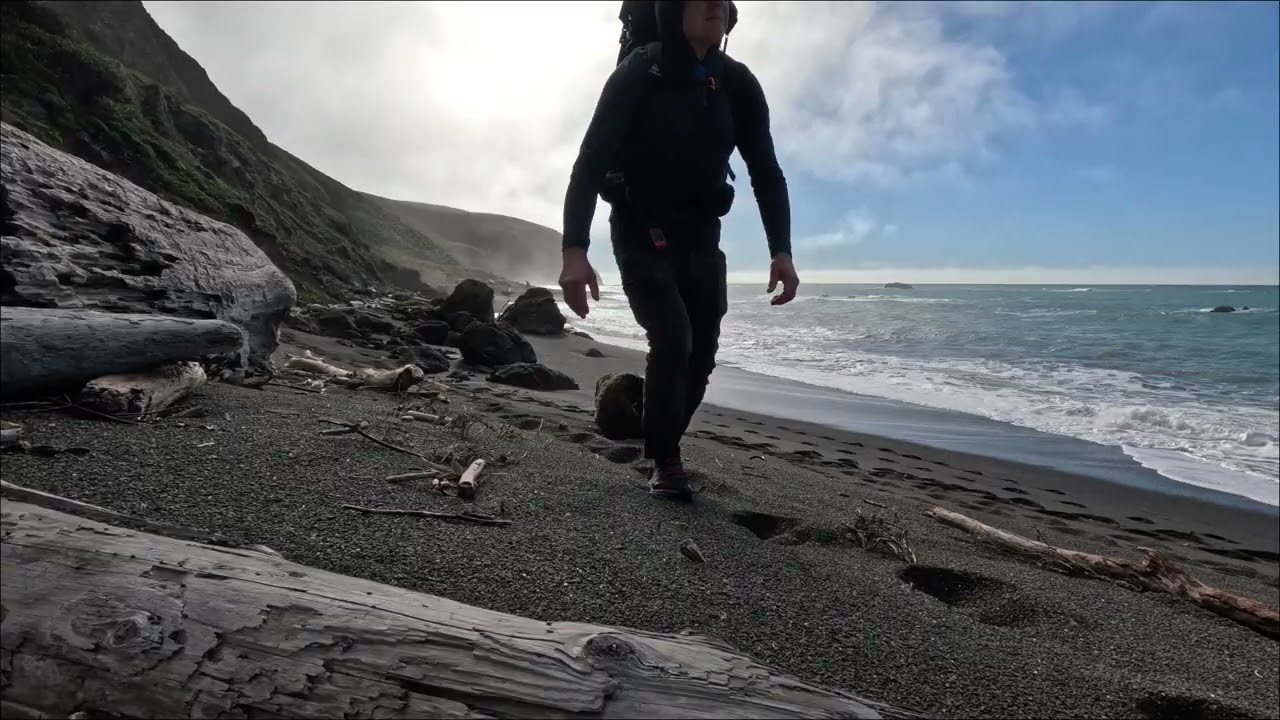 Part 2 of Hiking part of Lost Coast Trail on my two week work trip