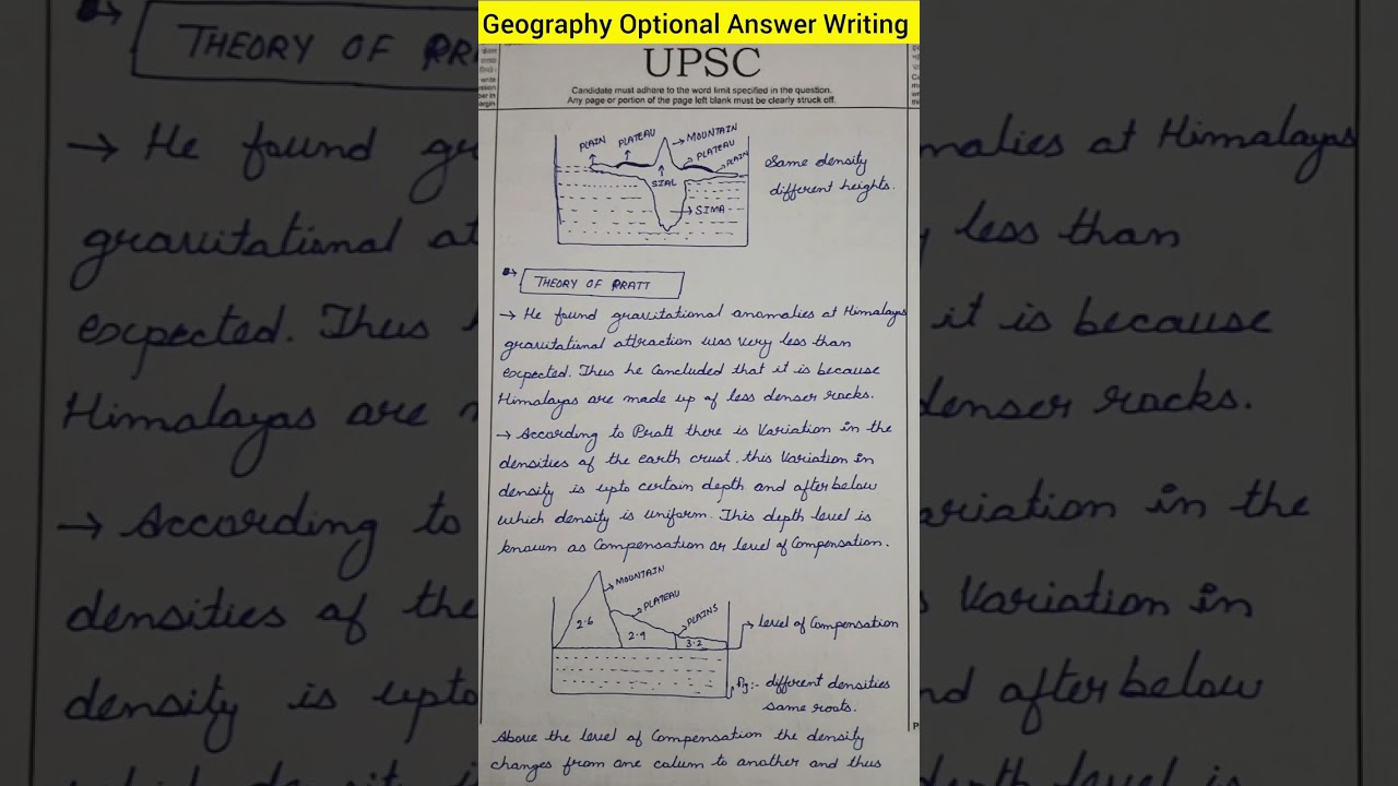Upsc Answer Writing ✍️  Geography Optional Answer Writing #upsc #mainsanswerwriting  #motivation