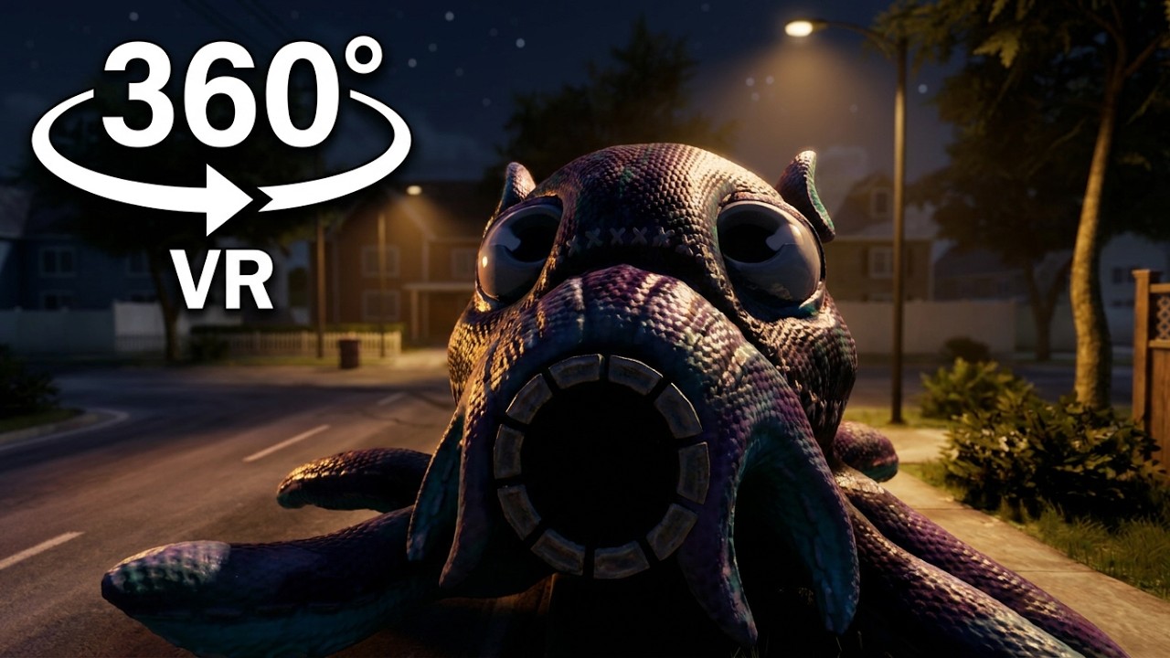 Dark Pals | Inky is Chasing you! Town Escaping 360 VR&deg;