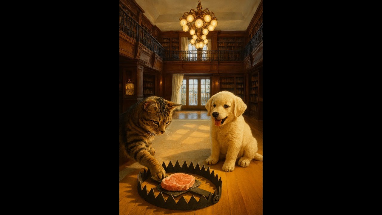 When the Cat Makes the First Move 💔 | The Cat Touches the Raw Beef