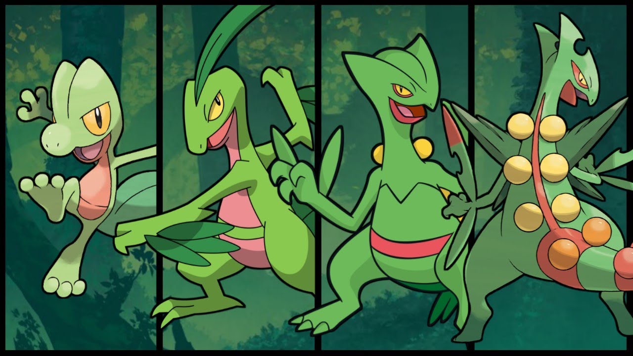 WAKE ME UP WHEN FLAMETHROWER ENDS! | Full Treecko Evolution Team