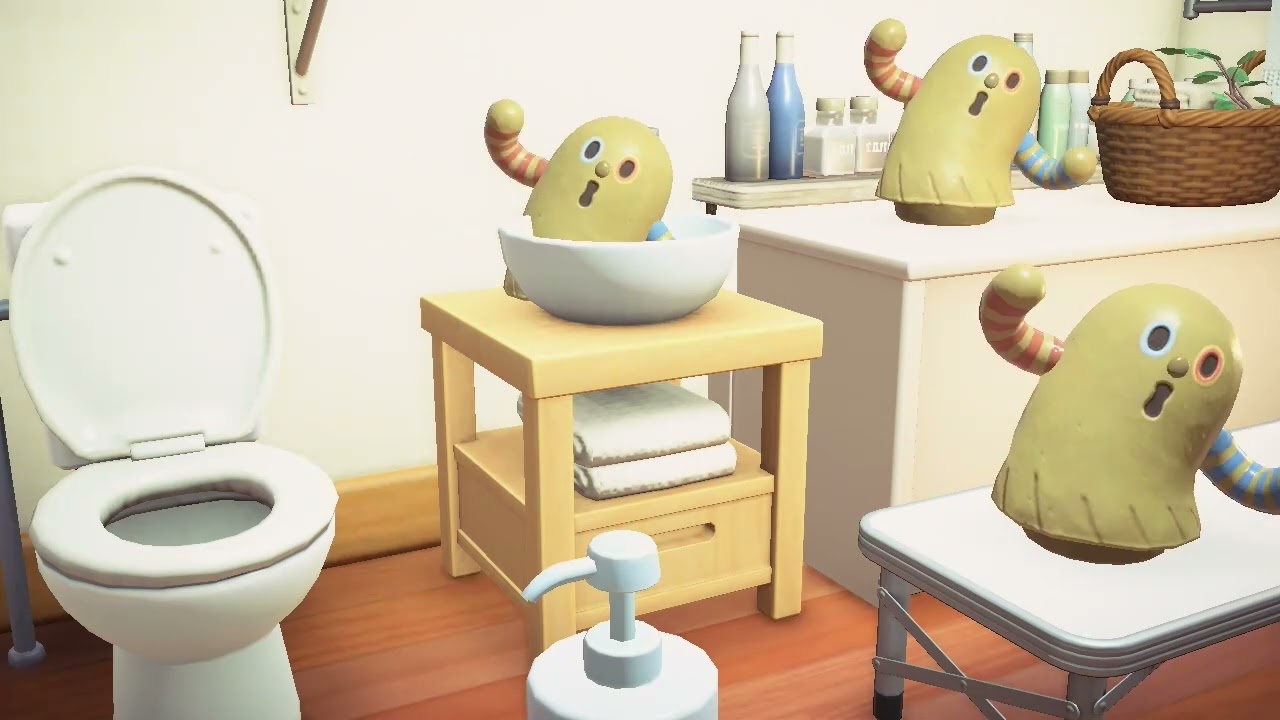 【あつ森】やかまし過ぎるトイレができました【ドスドスはにわ】
