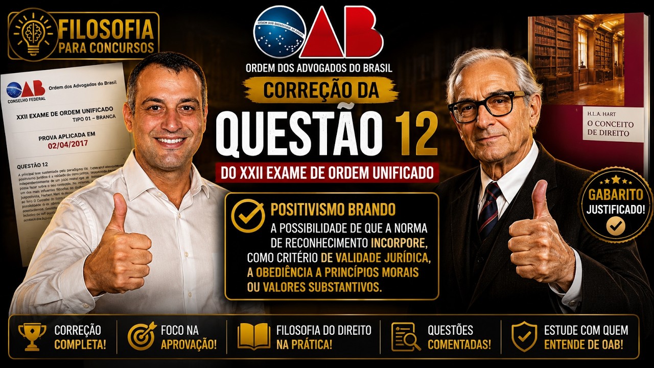 O positivismo jurídico em Herbert Hart na Prova da OAB