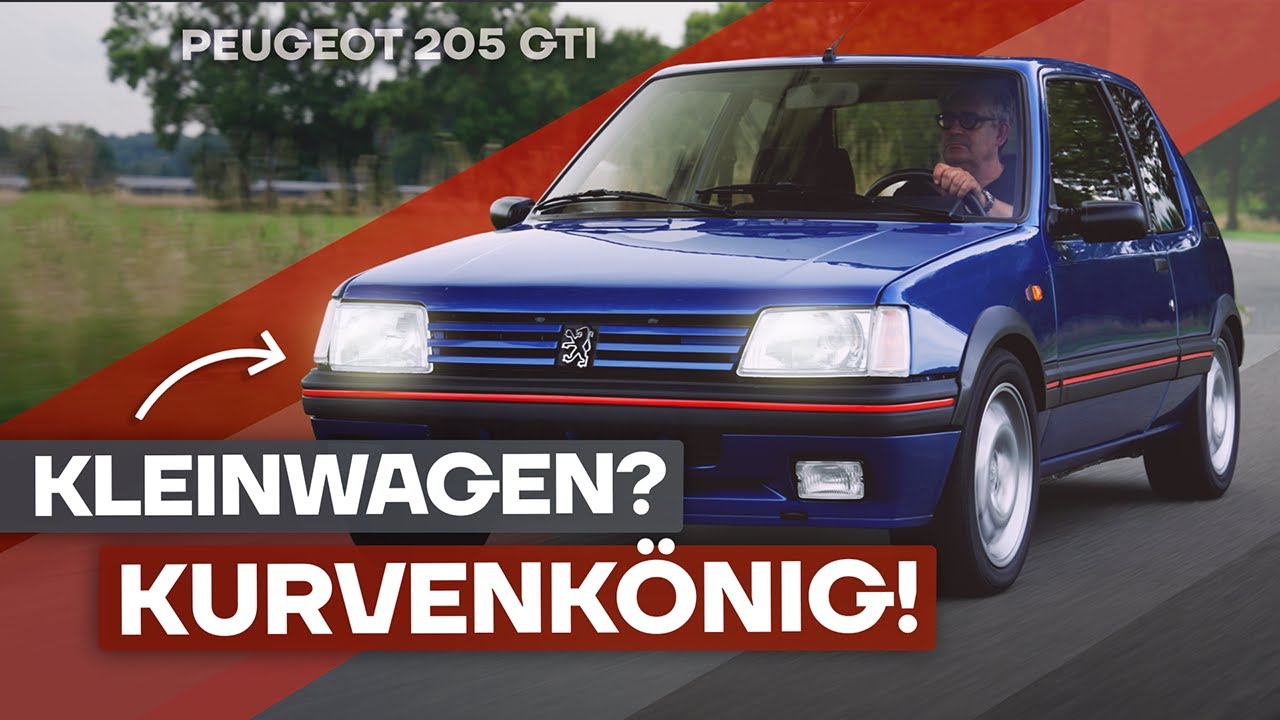 Drei Ziffern für ein Halleluja: der löwenstarke Peugeot 205 GTI