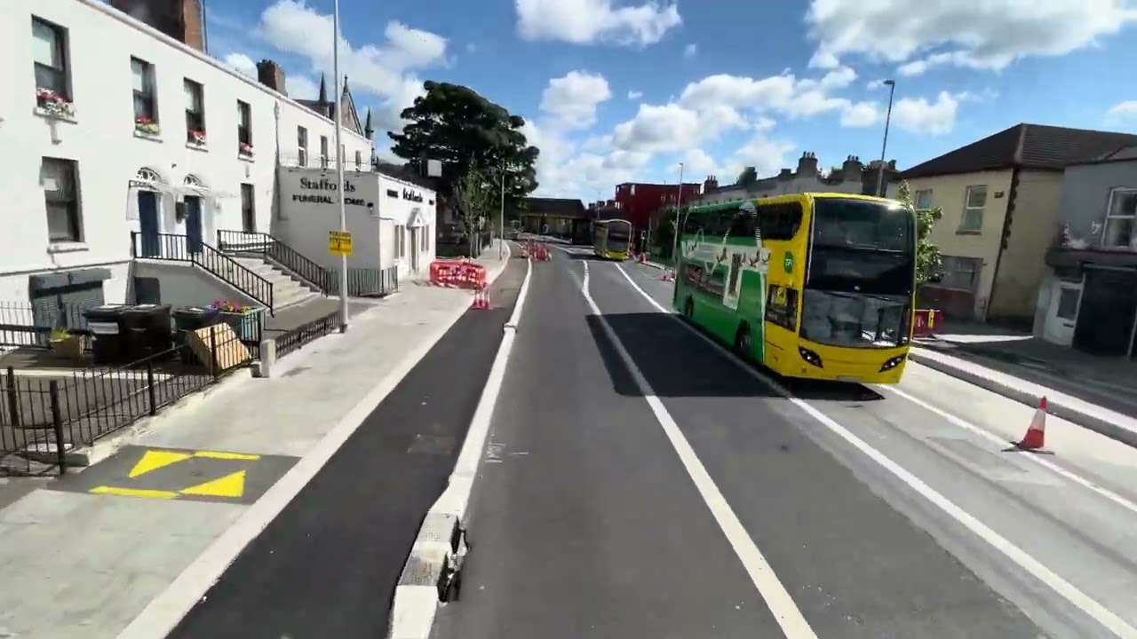 HOWTH DUBLIN IRELAND:  LOWER ABBEY STREET - HOWTH SUMMIT:  BUS ROUTE H3  / 49stops 61min  18km.