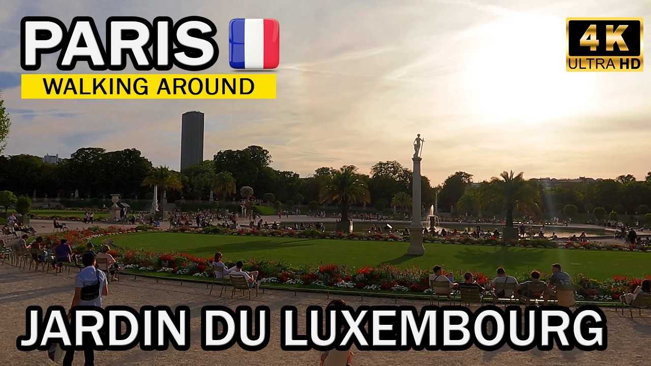 Walking in Paris 🇫🇷 – Jardin du Luxembourg – A Sweet Escape in the Heart of Paris [4K]