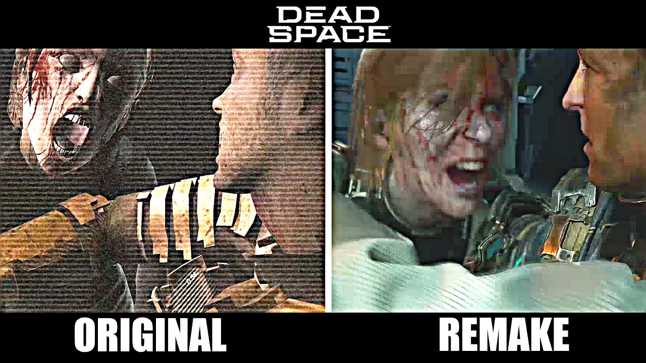 Dead Space Original vs Remake - Scary Ending Comparison