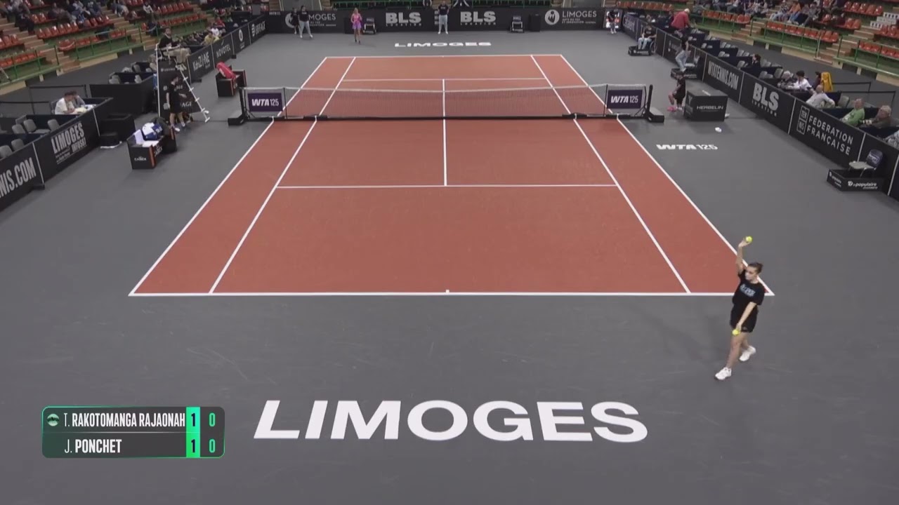Tiantsoa Rakotomanga Rajaonah (FRA) vs Jessika Ponchet (FRA) // 6-4 6-2 // W125 Limoges // 1st Round
