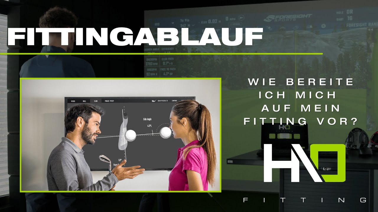 Fittingablauf & Vorbereitung auf ein Fitting bei HIO - Golfschläger-Fitting im Studio München