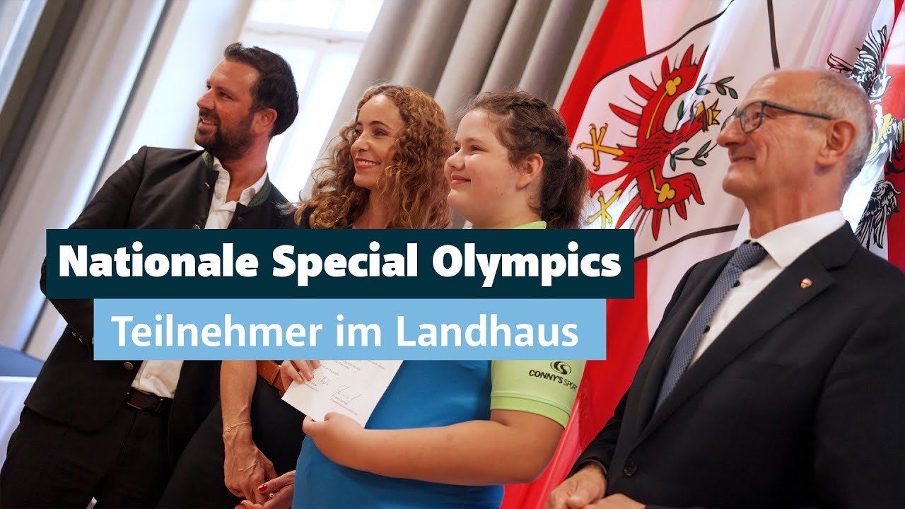 Nationale Special Olympics Winterspiele: Tiroler AthletInnen geehrt!
