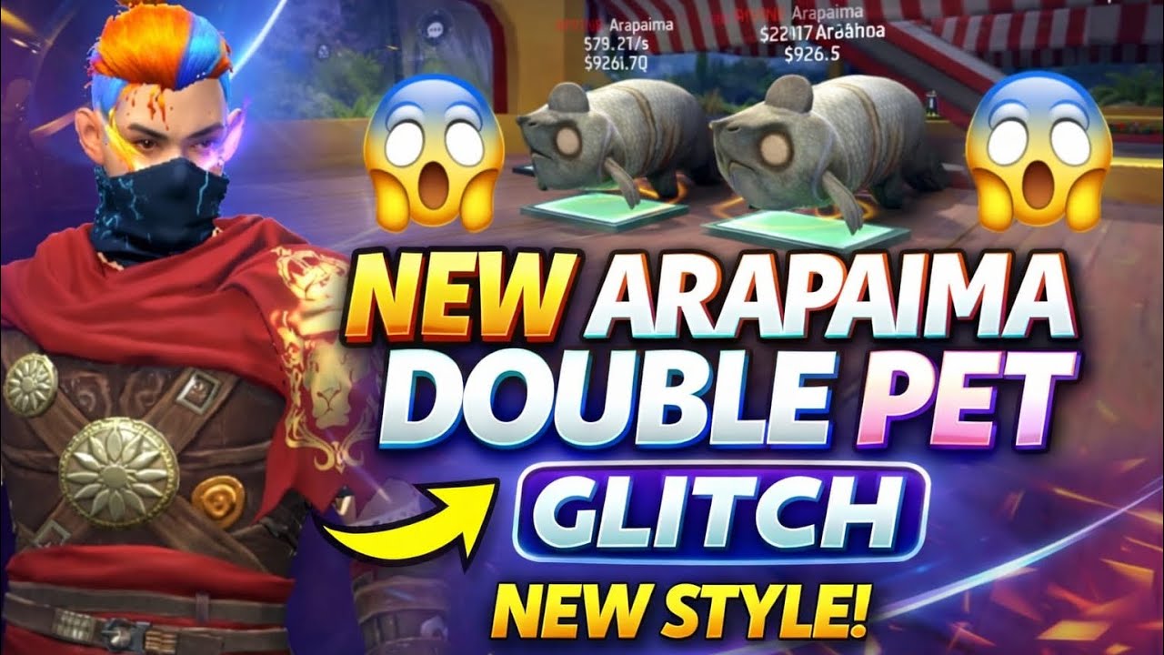 steel a pet new glitch 😱 double pet glitch steel a pet new update 🥵#iambackgamer #freefire 