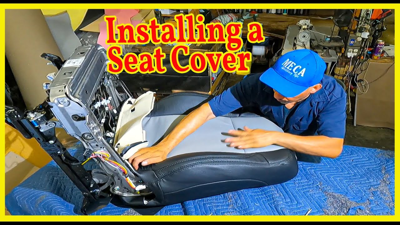 How to Install a Toyota Tacoma Seat cover - Auto Upholstery