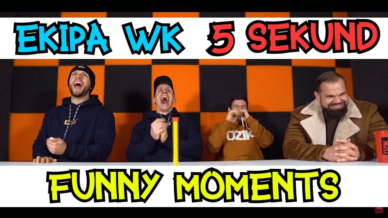 NAJŚMIESZNIEJSZE MOMENTY W 5 SEKUND - EKIPA WK