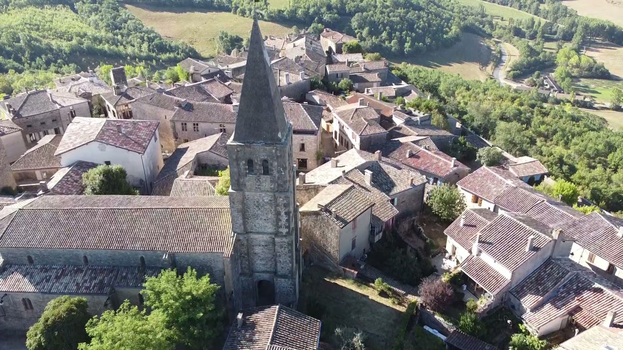 Drone video of Puycelsi in France.#travelvlog 10