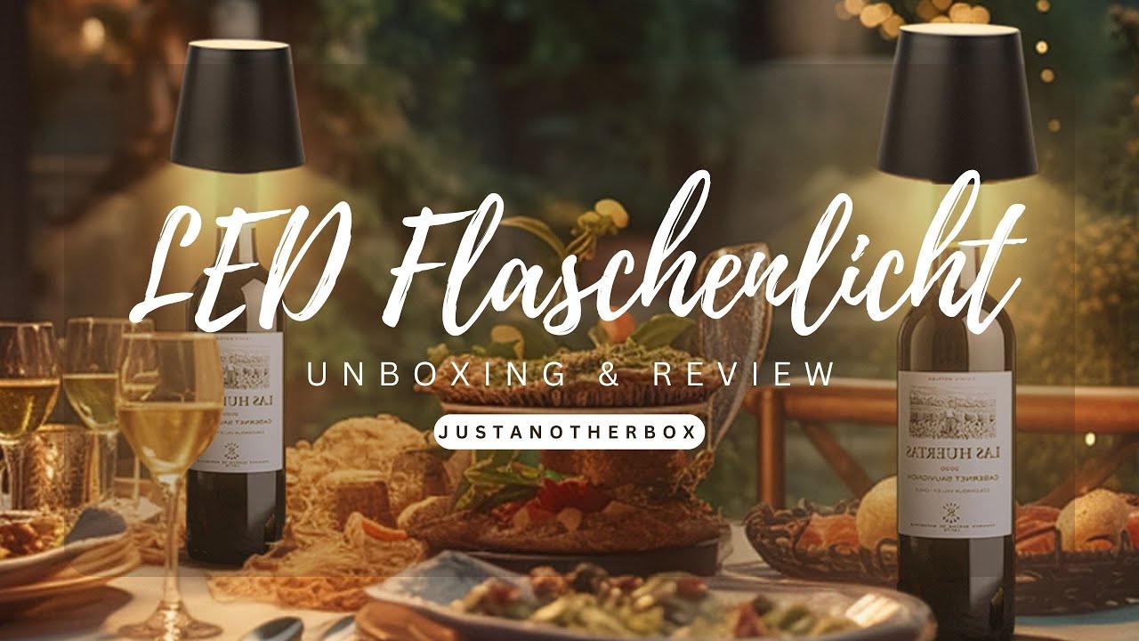 Magisches Ambiente: Unboxing und Test der CHENBEN LED Flaschenlampe mit Touch-Dimmer! ✨