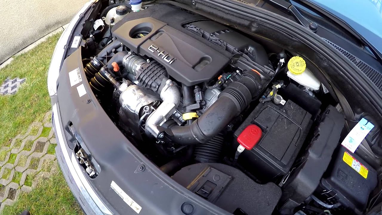 Peugeot 208 1.6 e-HDI 68kW 92HP engine cold start +5&deg;C EGS6