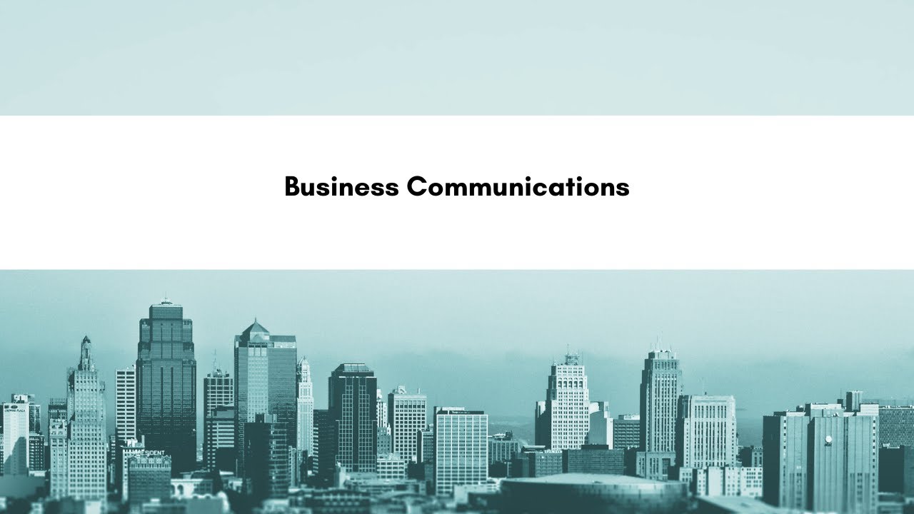 Intro to Business Communications