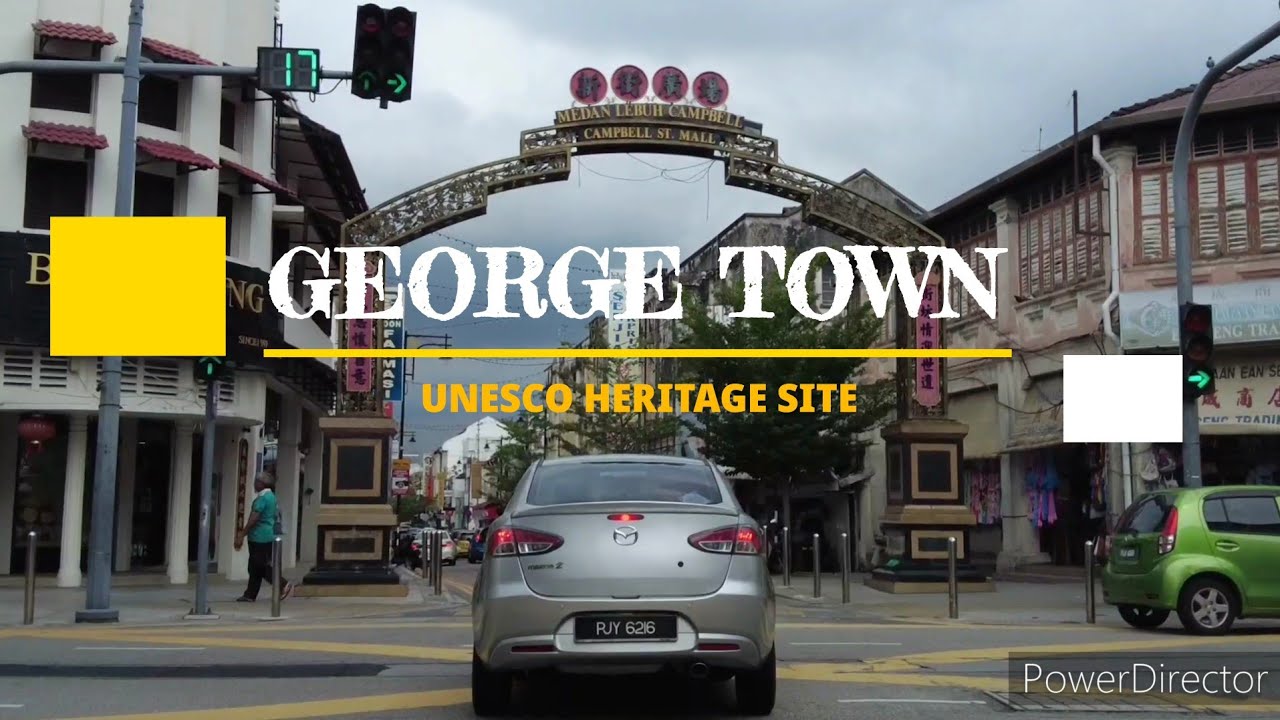 [DRIVING]Penang George Town,UNESCO HERITAGE SITE, Sunday afternoon during RMCO, MALAYSIA