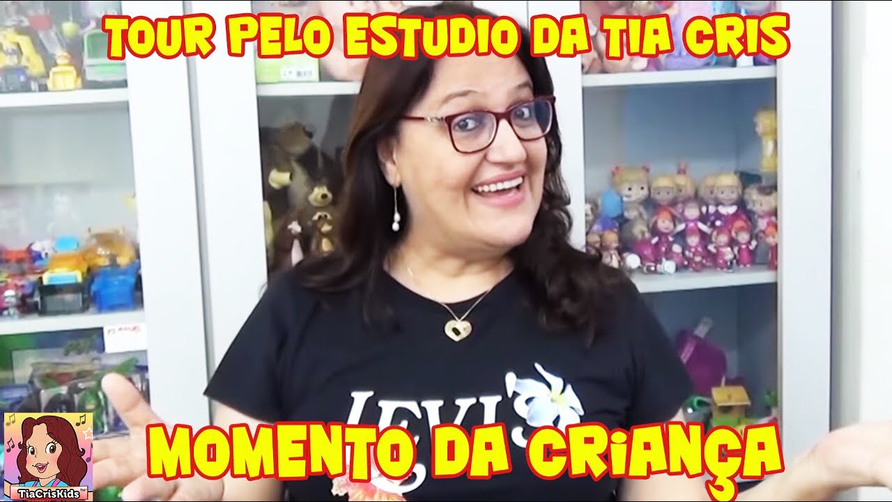 TOUR PELO ESTUDIO DA TIA CRIS  #tiacris #estudiotiacris #tobrincandocomatiaCris