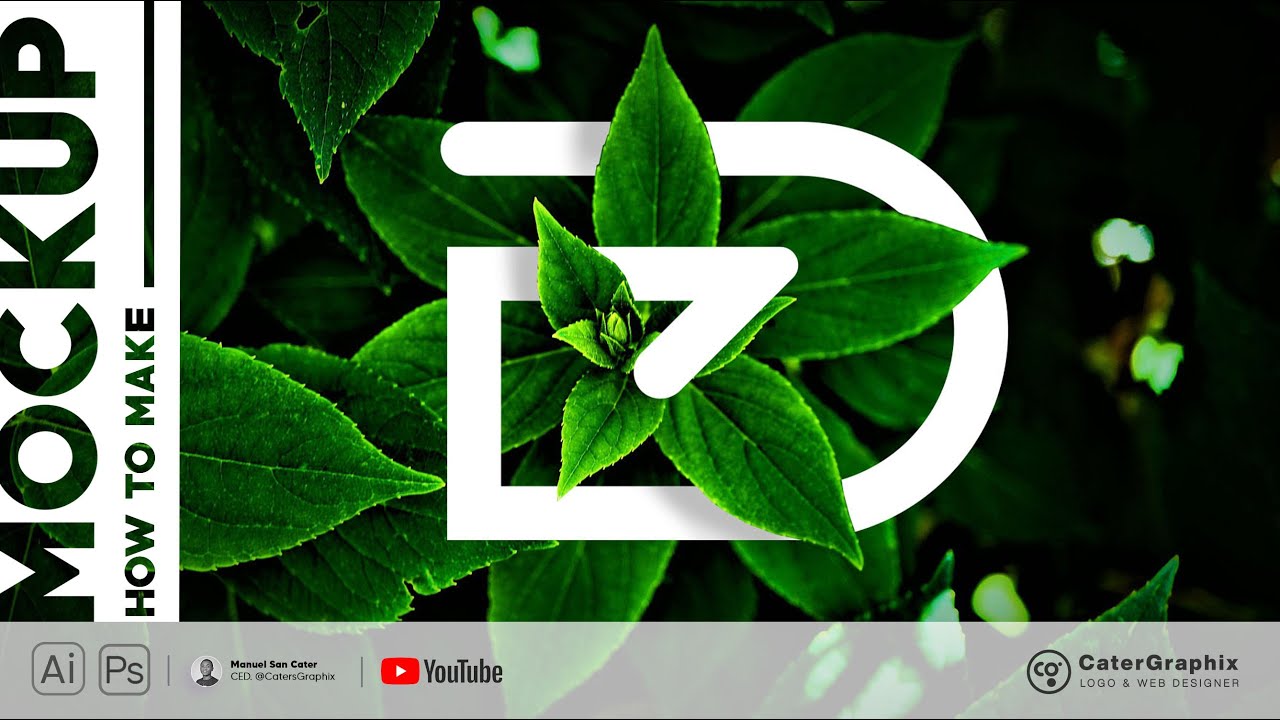 HOW TO CREATE YOUR OWN LOGO MOCKUP EP1 - CaterGraphix