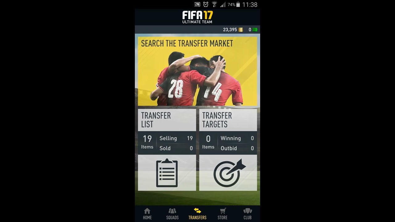 FIFA 17 - FUT Companion - Budowanie Składu - Rynek Transferowy - Otwieranie Paczek!