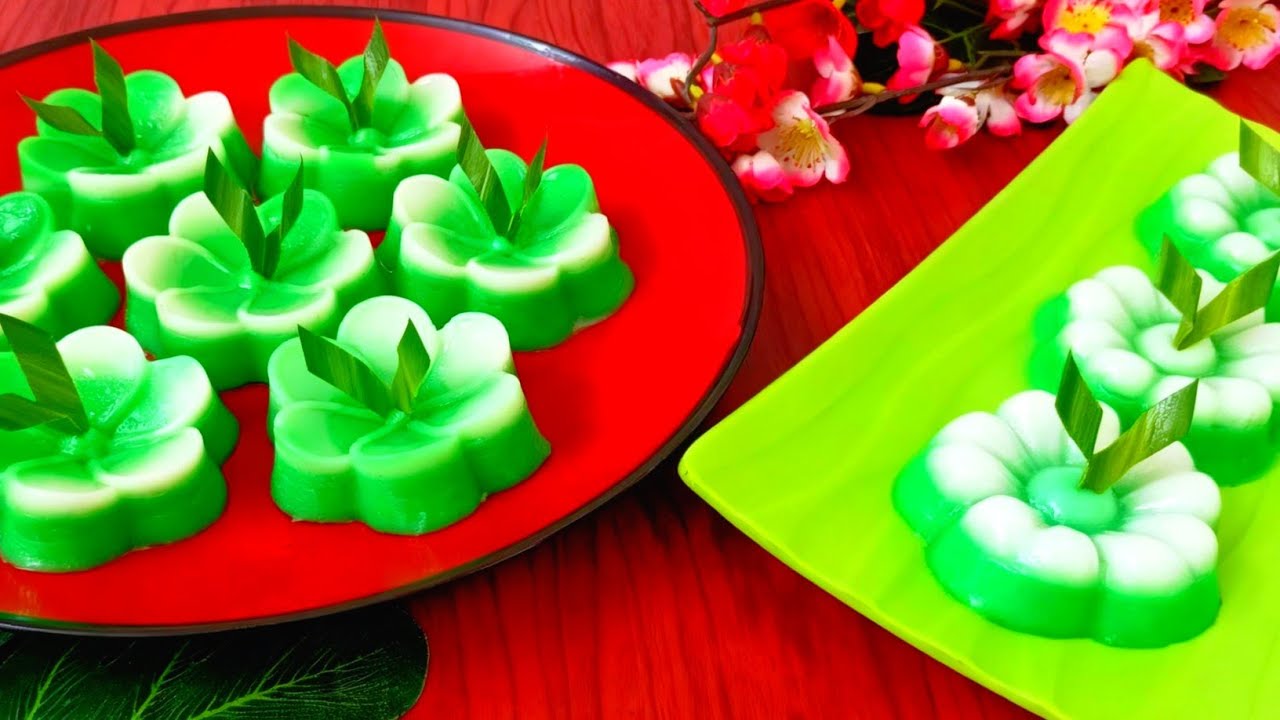 resep mudah kue Talam Pandan||ide takjil