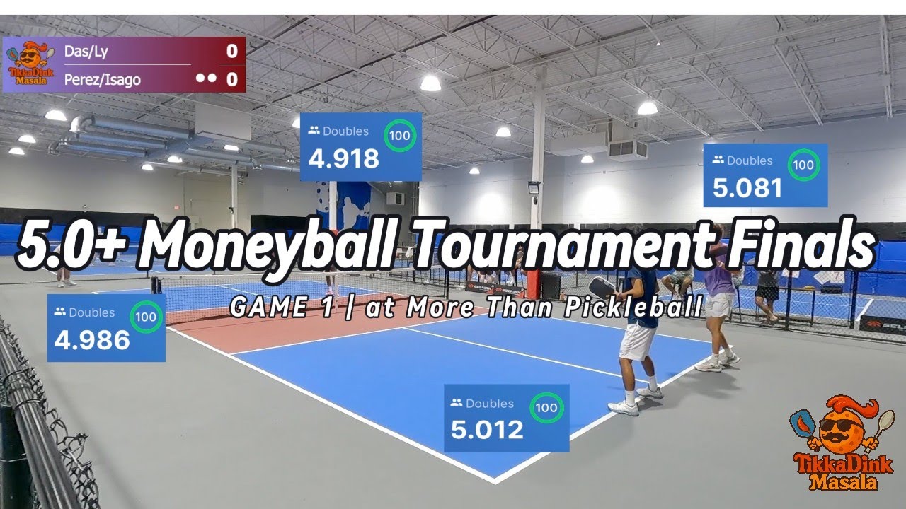 5.0+ Moneyball Tournament Finals | GAME 1 | at More Than Pickleball