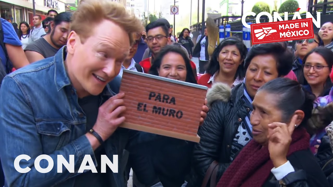 Conan Solicits Border Wall Donations | CONAN on TBS