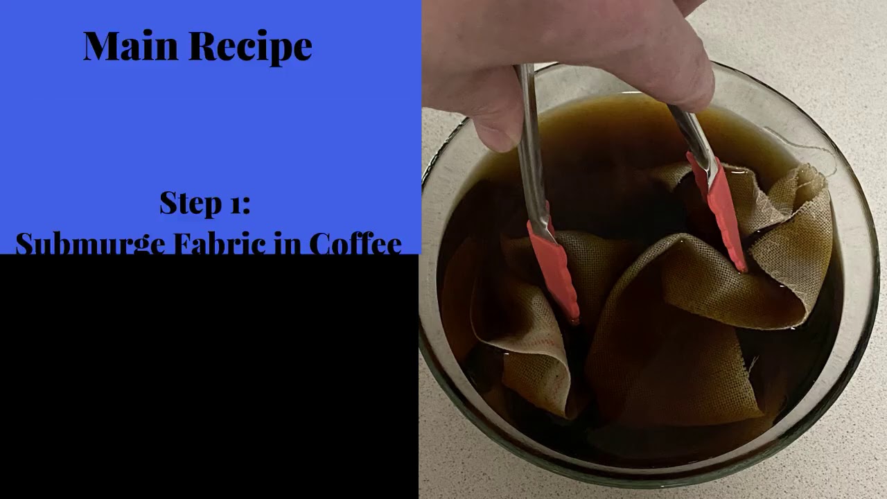Coffee Dye Tutorial