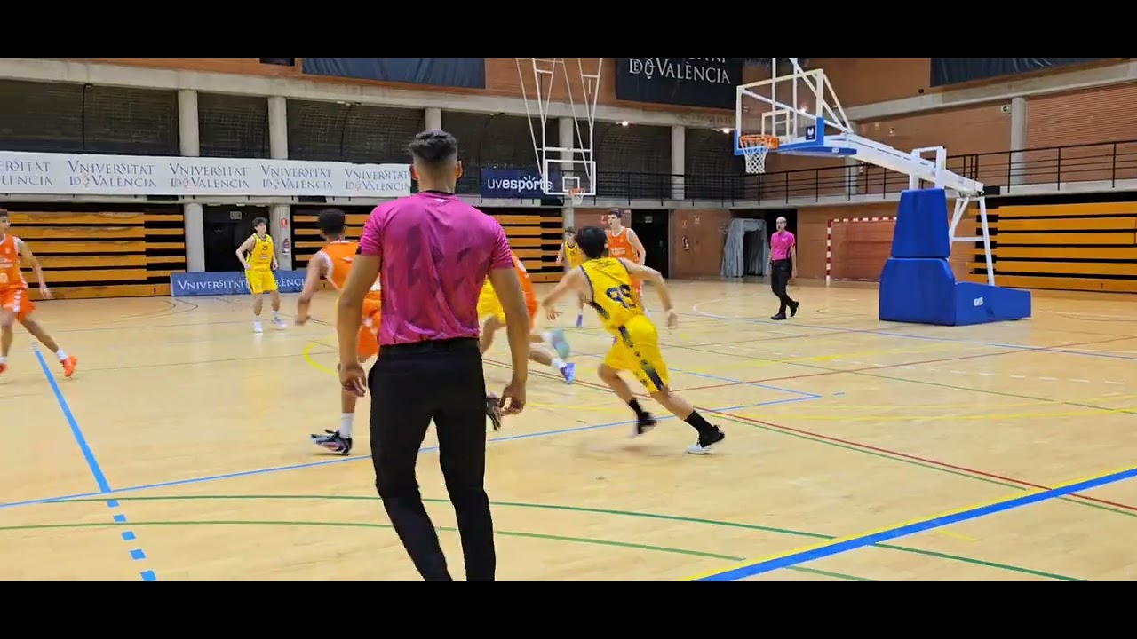 Partido Picken Claret A vs Valencia Basket A,Junior Autonomico 