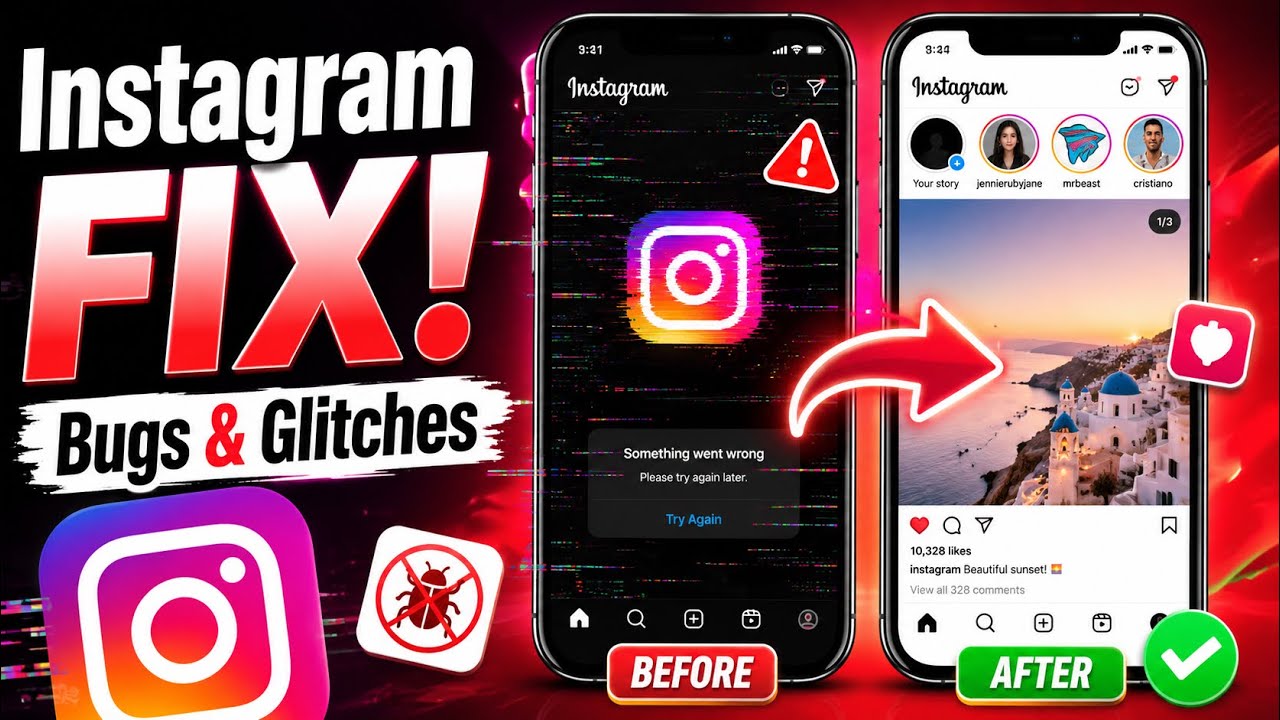Fix Instagram Bugs & Glitches on iPhone | Instagram Not Working on iPhone? 