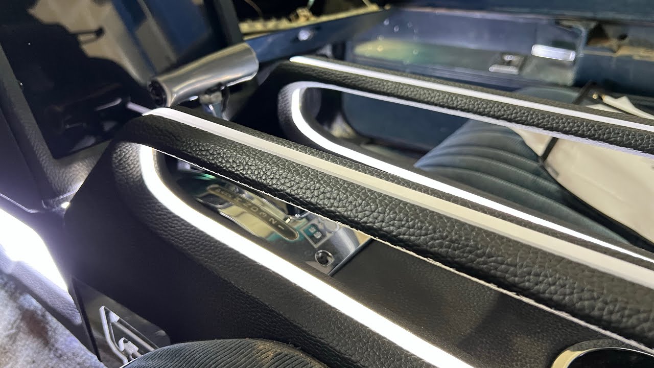 INSANE g-Body CONSOLE and REAR DECK full custom plexiglass and led lighting